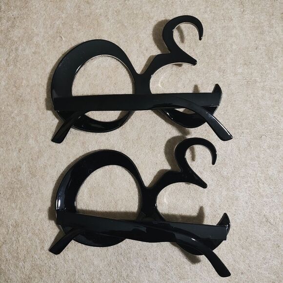 Black Rhinestone 30th Birthday 30th Anniversary Party Favor Eyeglasses - Picture 3 of 3